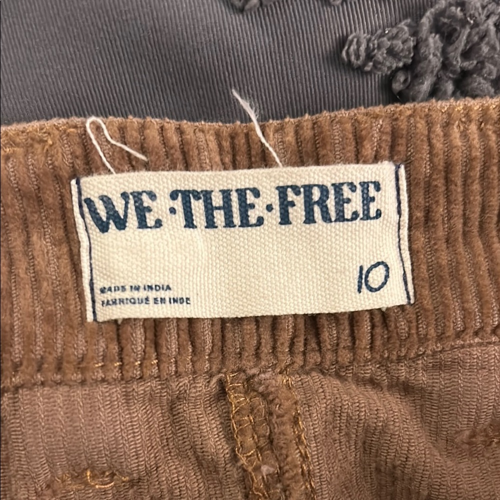 We The Free Brown Corduroy skirt